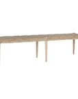 Rhimpee Teak and Rope Bench - KULALA Living