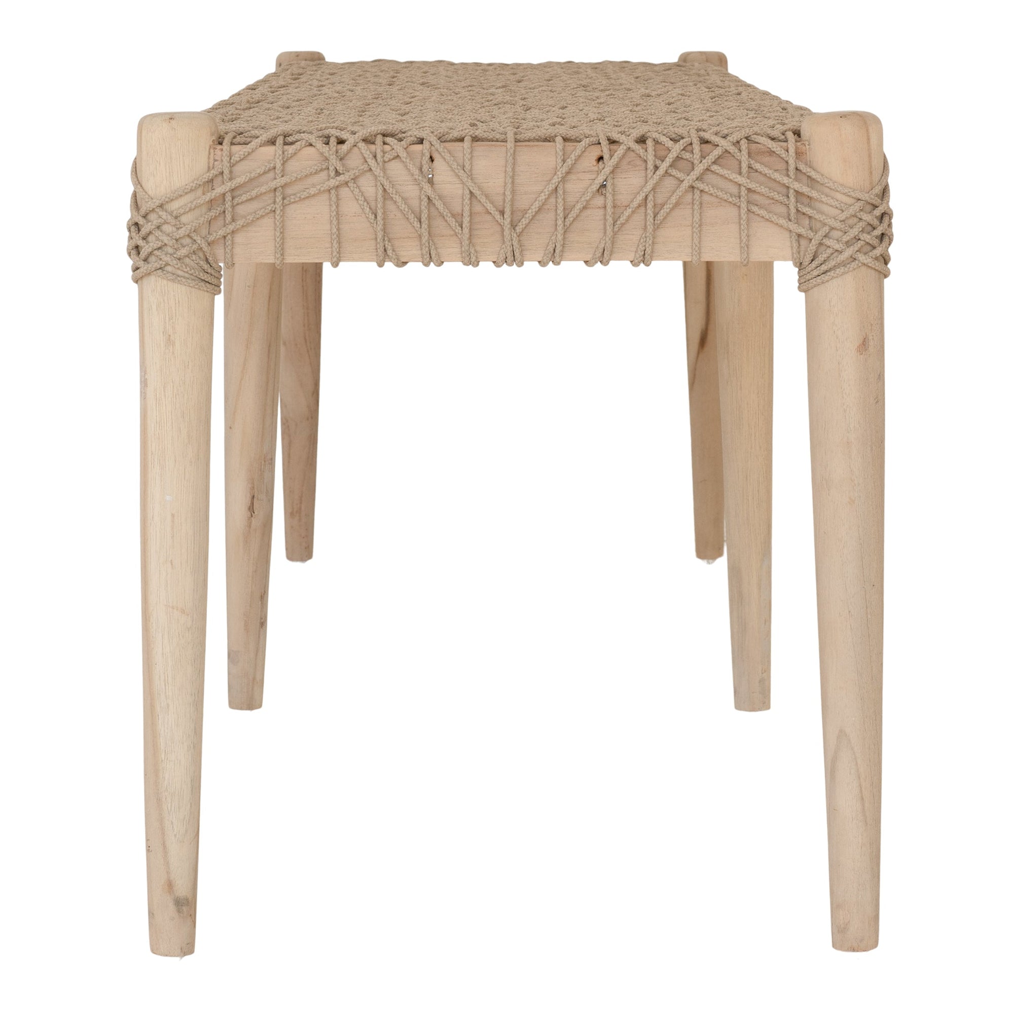 Rhimpee Teak and Rope Bench - KULALA Living