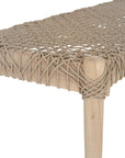 Rhimpee Teak and Rope Bench - KULALA Living