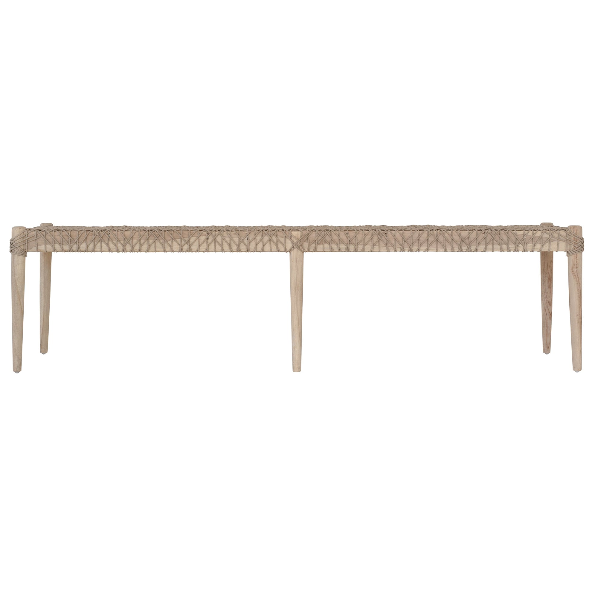 Rhimpee Teak and Rope Bench - KULALA Living