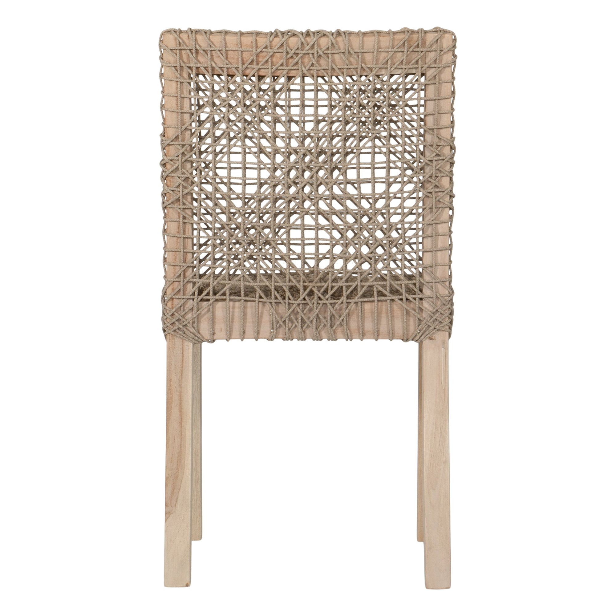 Rhimpee Teak and Rope Dining Chair - KULALA Living