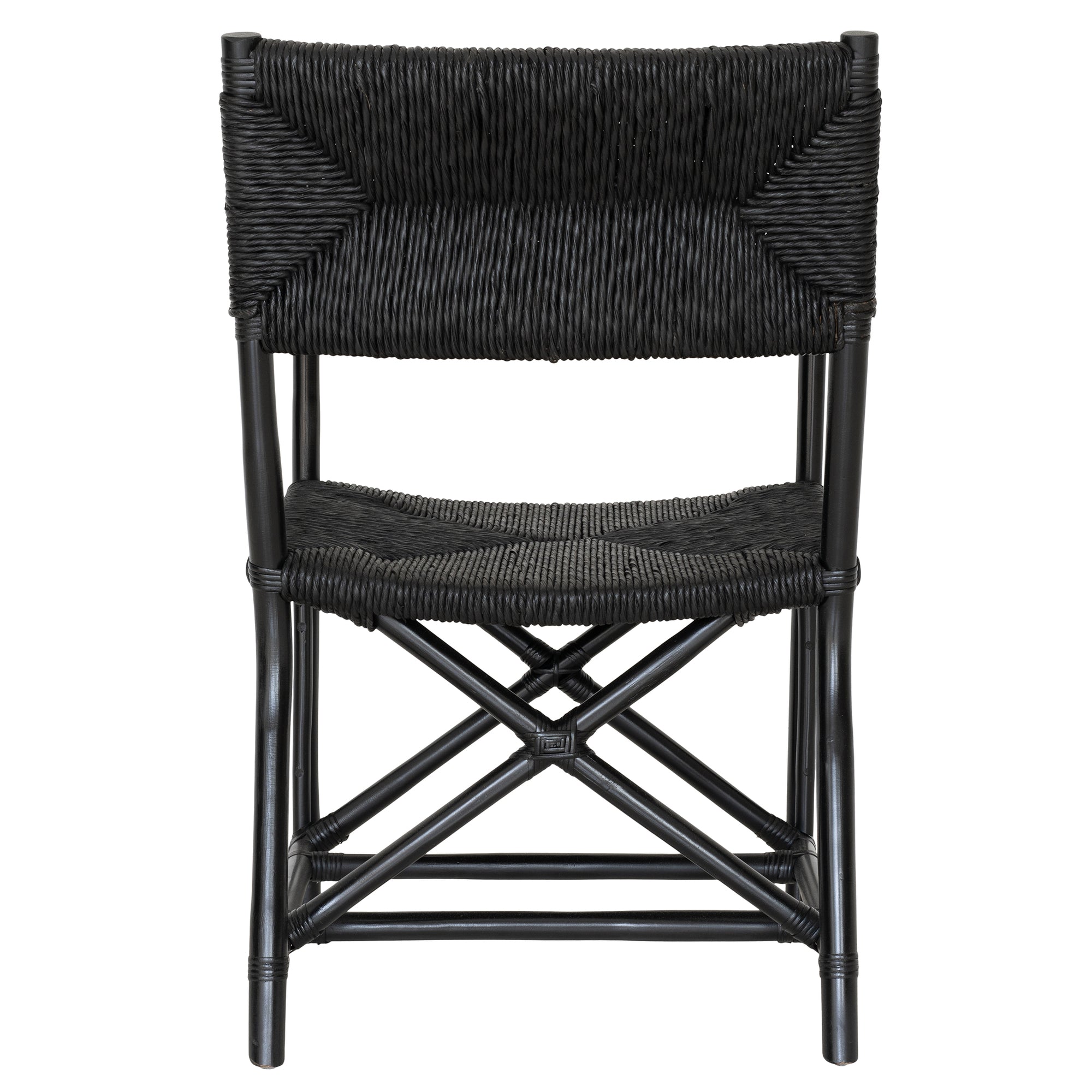 Saga Black Rattan Armchair - KULALA Living