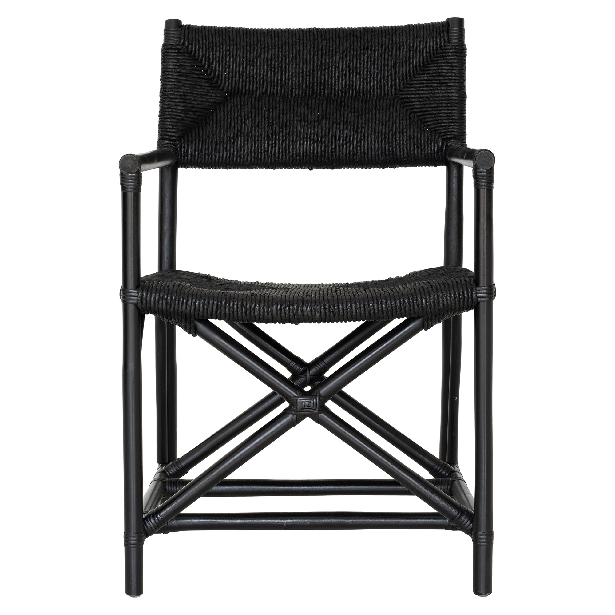 Saga Black Rattan Armchair - KULALA Living