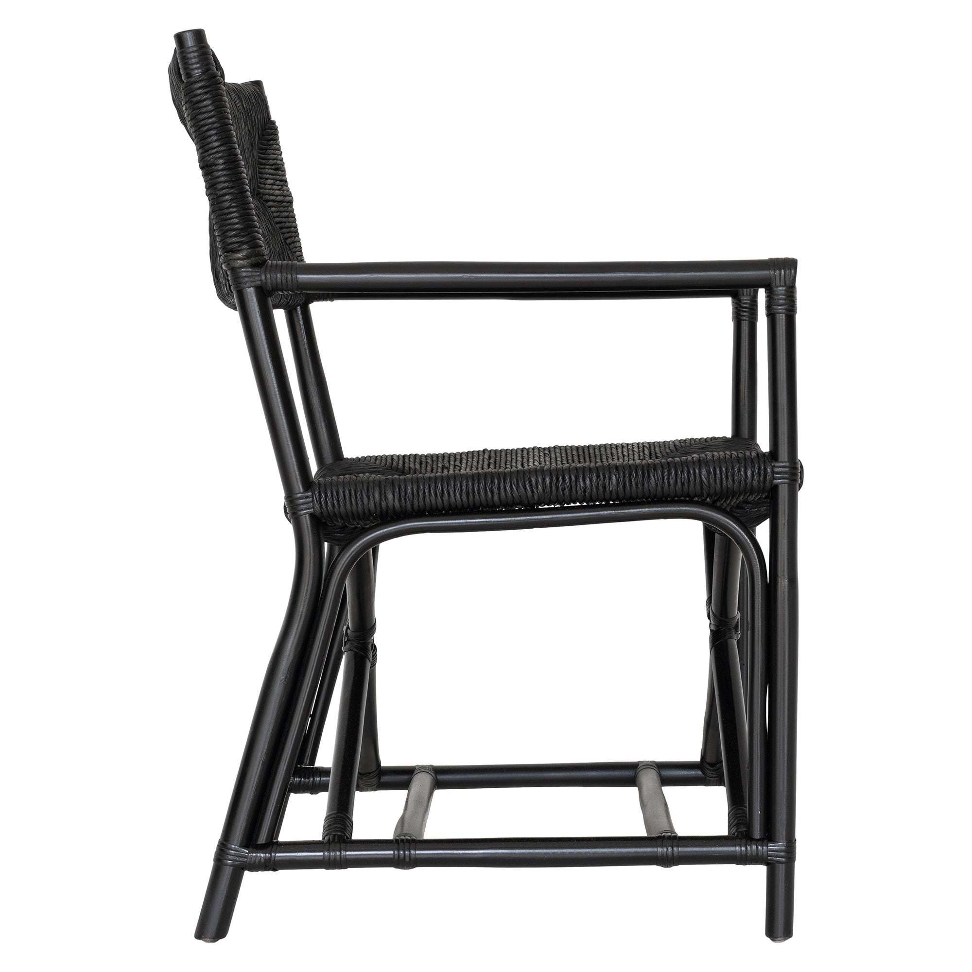 Saga Black Rattan Armchair - KULALA Living