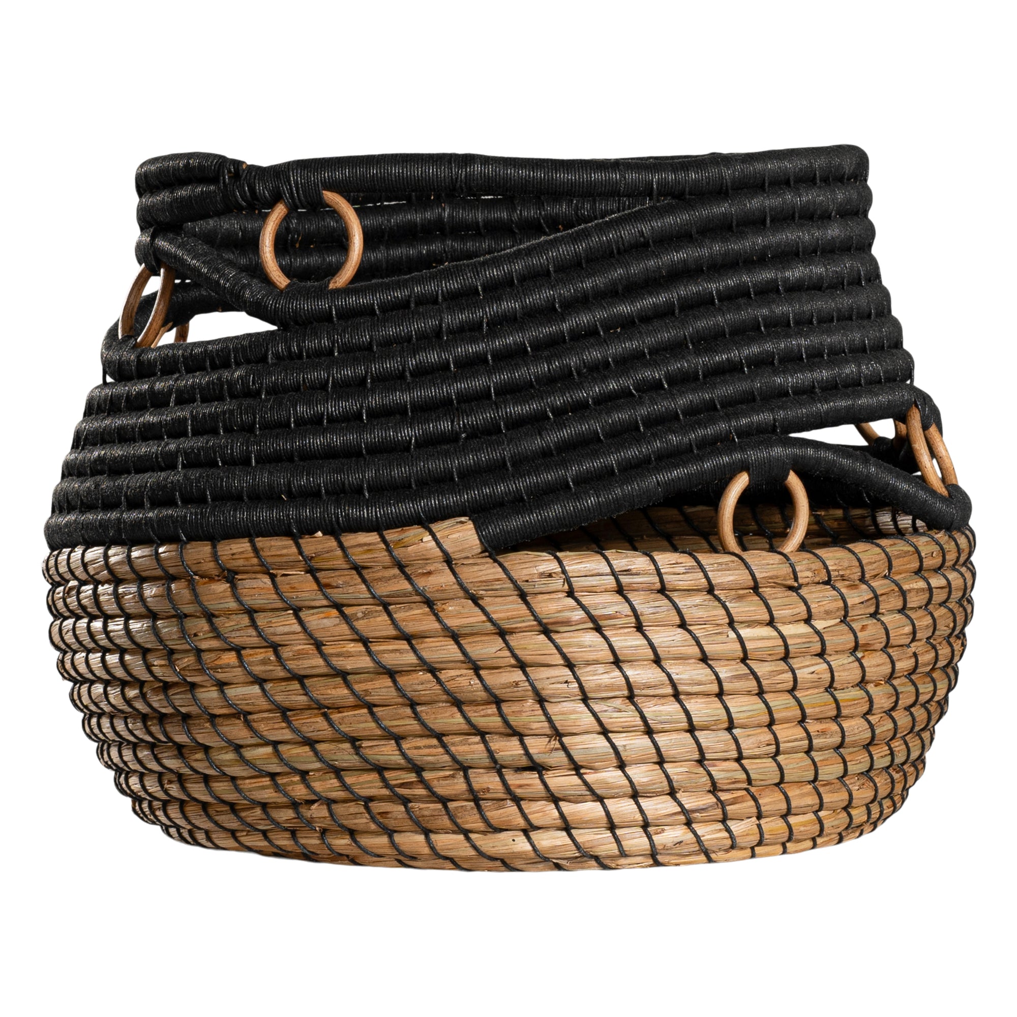 Sanaa Handwoven Mendong Grass Basket - KULALA Living