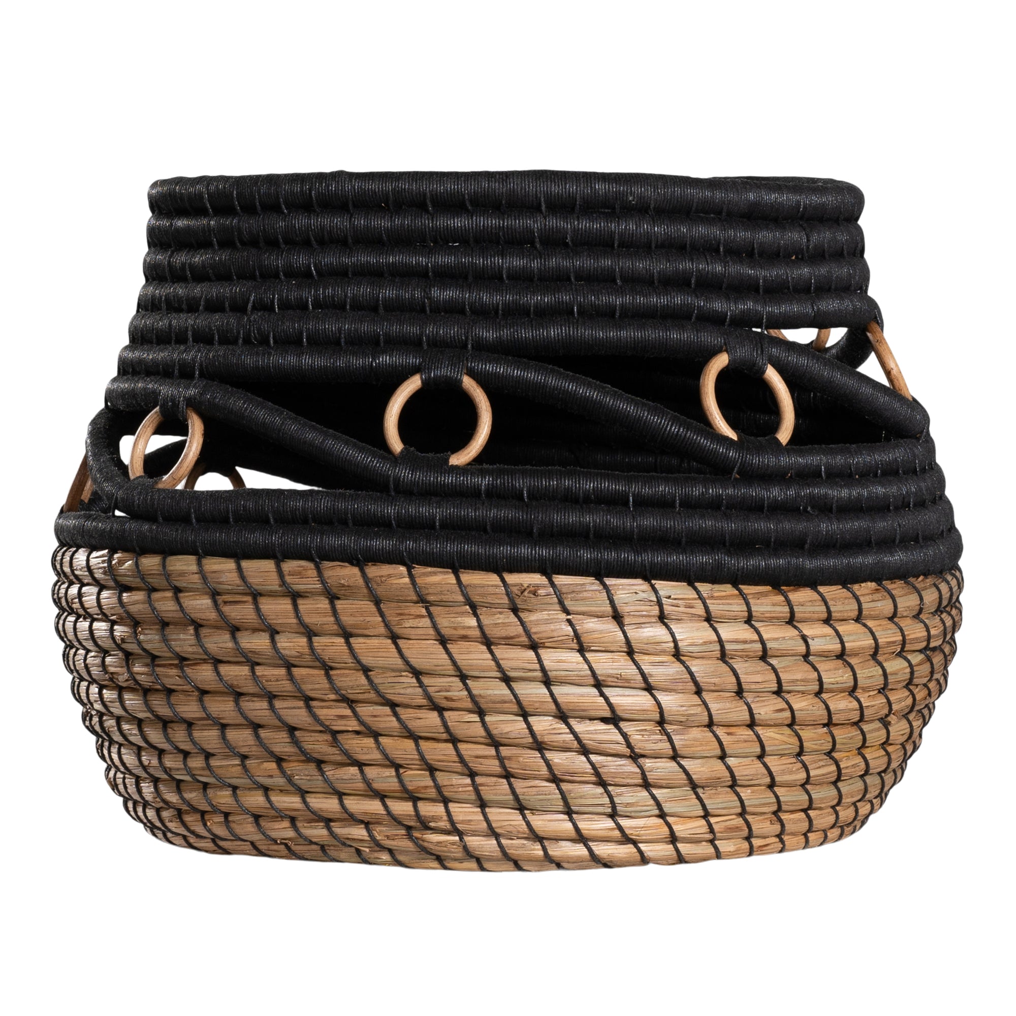 Sanaa Handwoven Mendong Grass Basket - KULALA Living