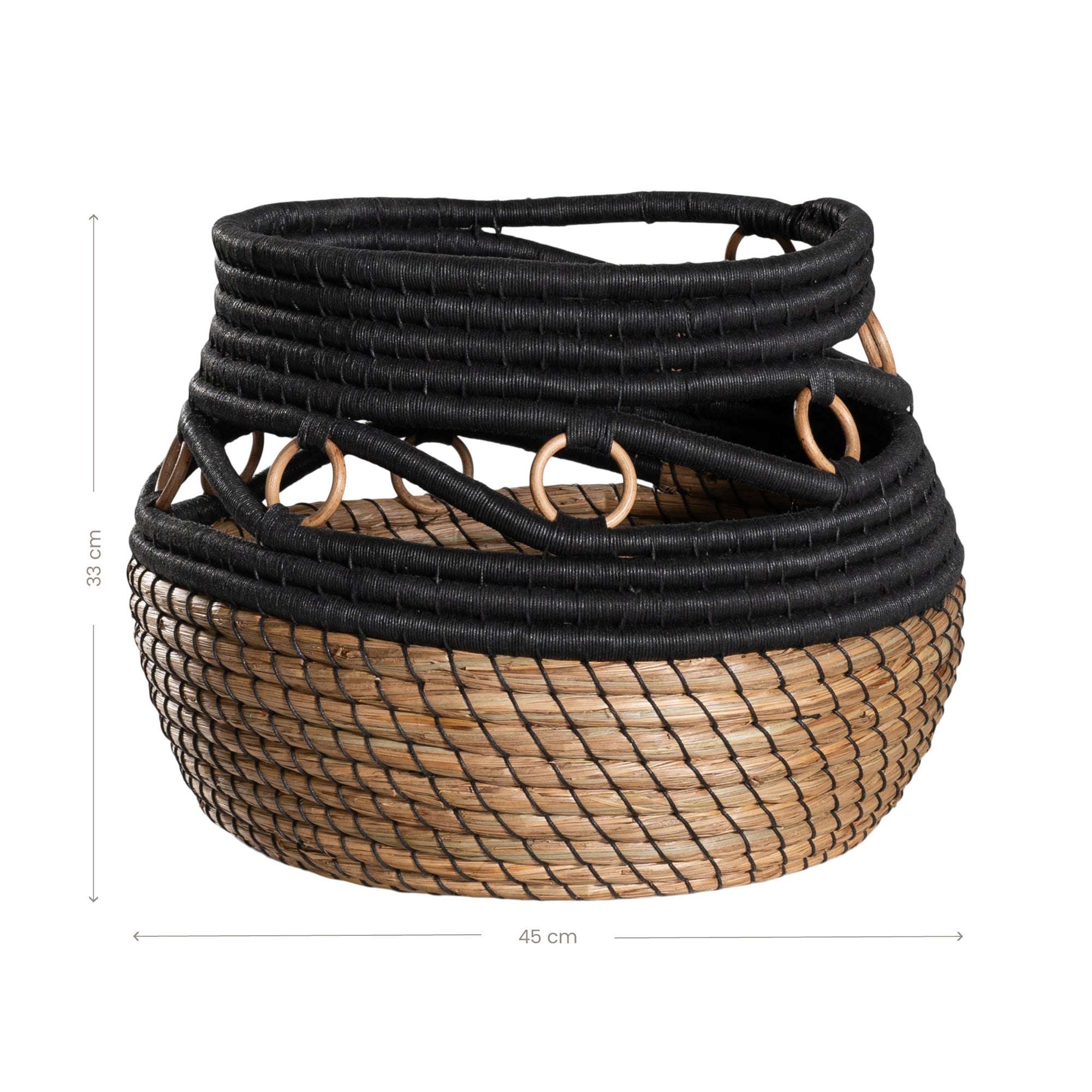 Sanaa Handwoven Mendong Grass Basket - KULALA Living