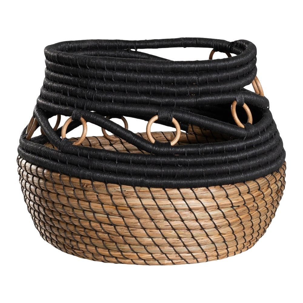 Sanaa Handwoven Mendong Grass Basket - KULALA Living