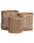 Sangha Seagrass Baskets (Set of Three) - KULALA Living