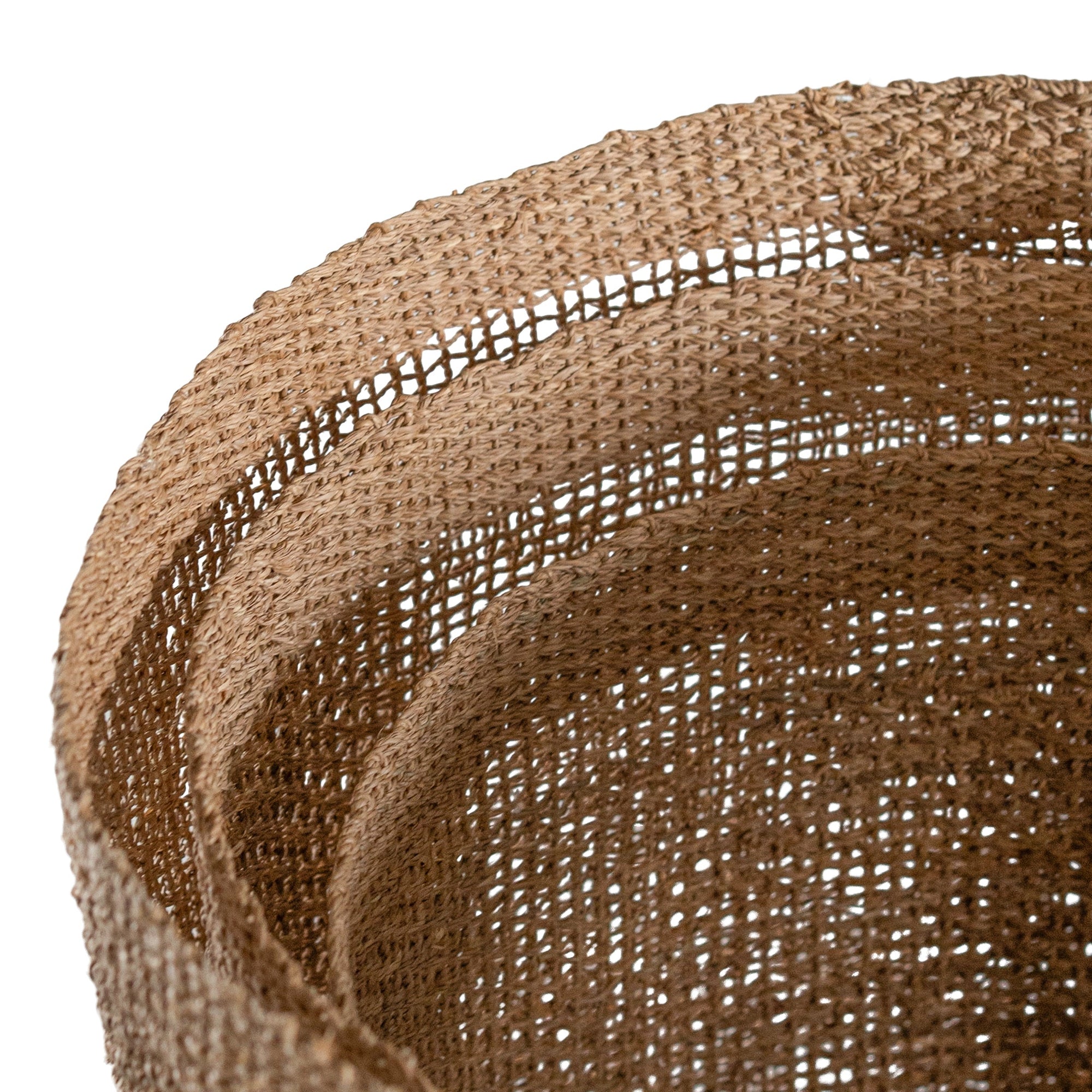 Sangha Seagrass Baskets (Set of Three) - KULALA Living