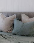 "Sea Mist" Linen Pillowcases - KULALA Living