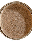 Senegal Handwoven Mendong Grass Trays (Set of Three)