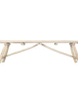 Swahili Teak Branch Bench