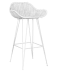 Soyo White Rattan Barchair - KULALA Living