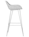 Soyo White Rattan Barchair - KULALA Living