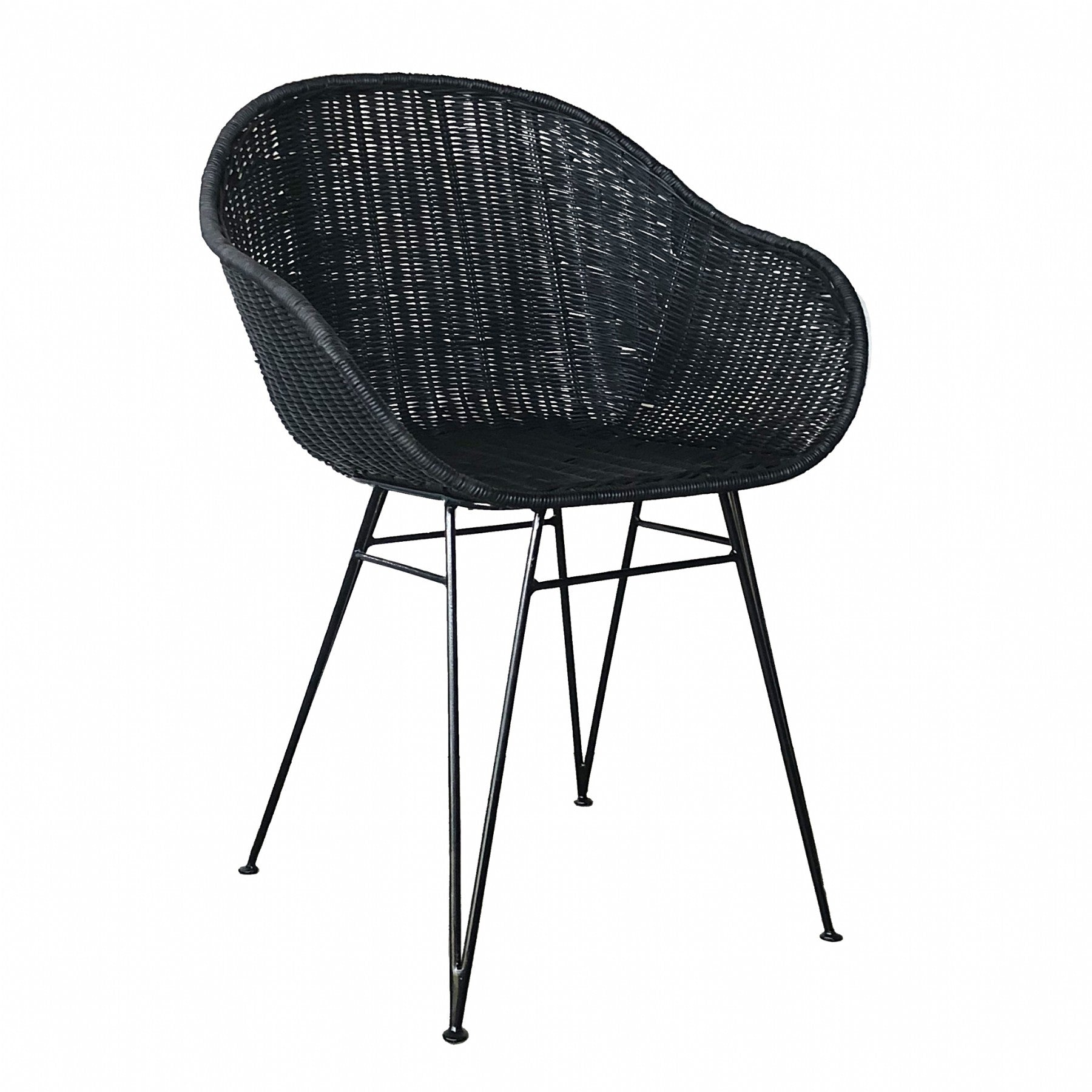 Soyo Black Rattan Dining Chair - KULALA Living