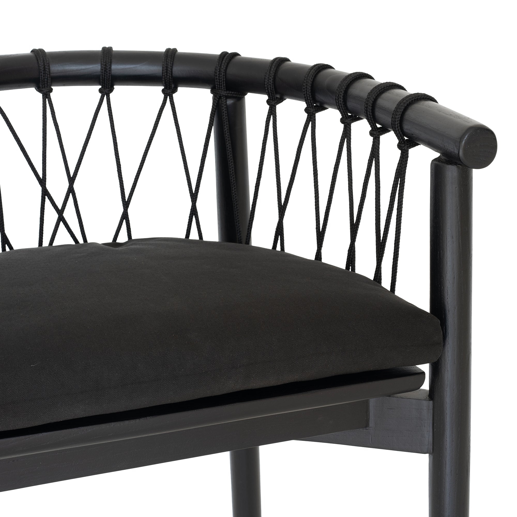 Sumbe Timber Barchair Black - KULALA Living