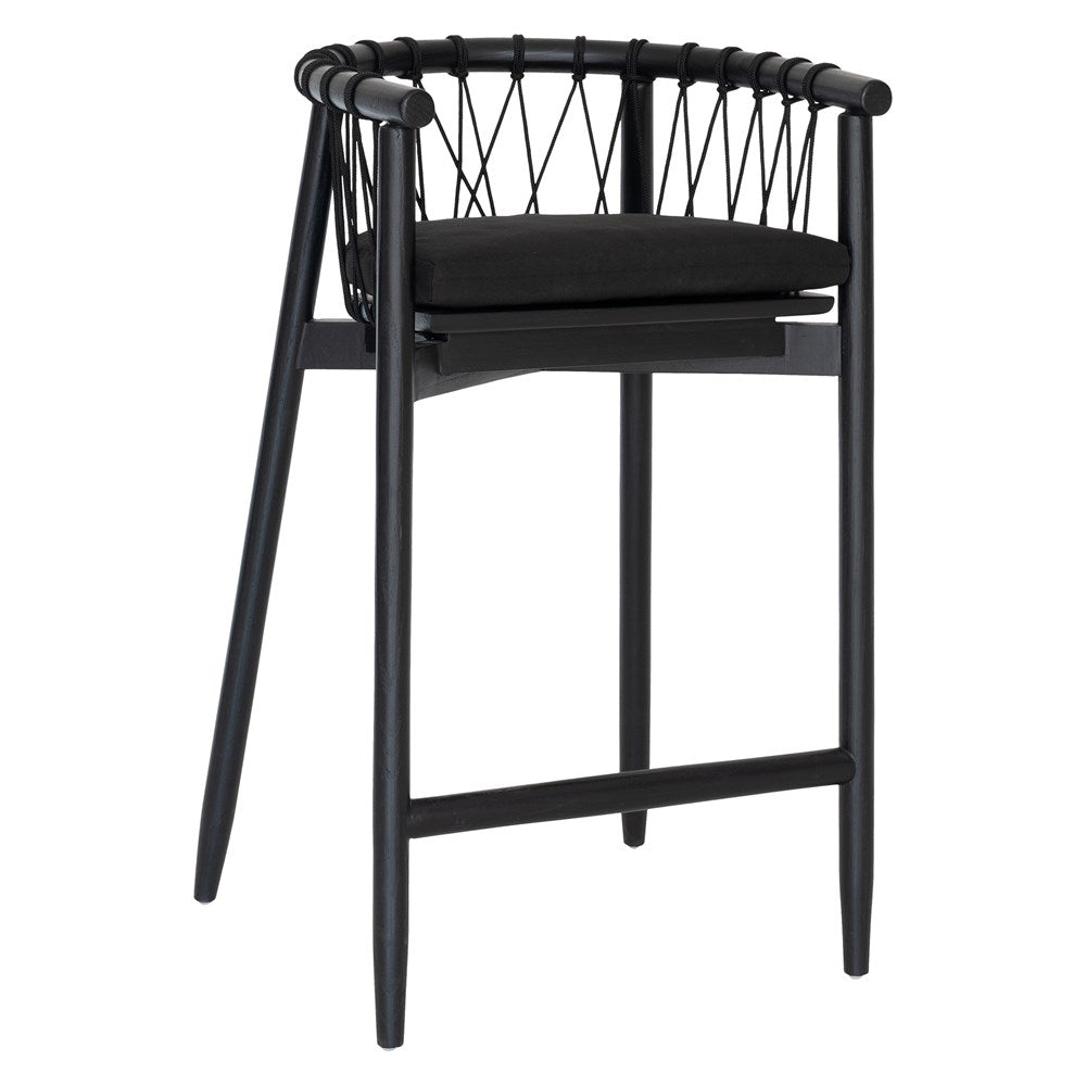 Sumbe Timber Barchair Black - KULALA Living