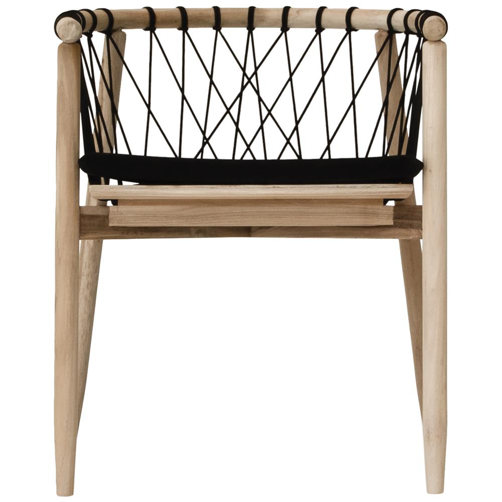 Sumbe Teak Dining Chair Natural and Black - KULALA Living