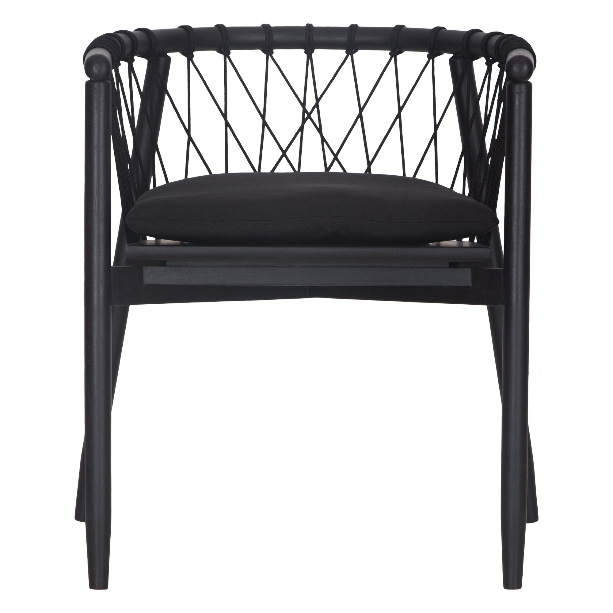 Sumbe Teak Dining Chair Black - KULALA Living