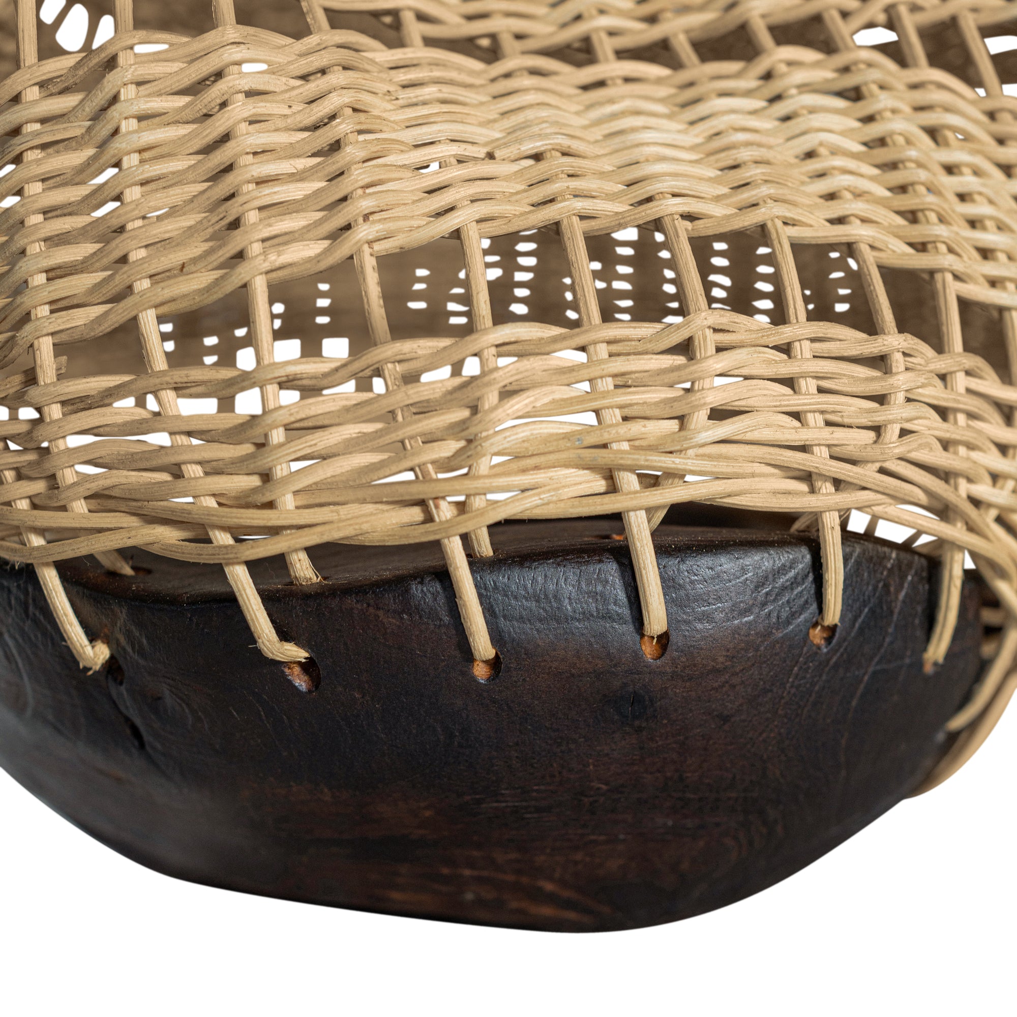 Khioni Handwoven Rattan Basket - Tall - KULALA Living