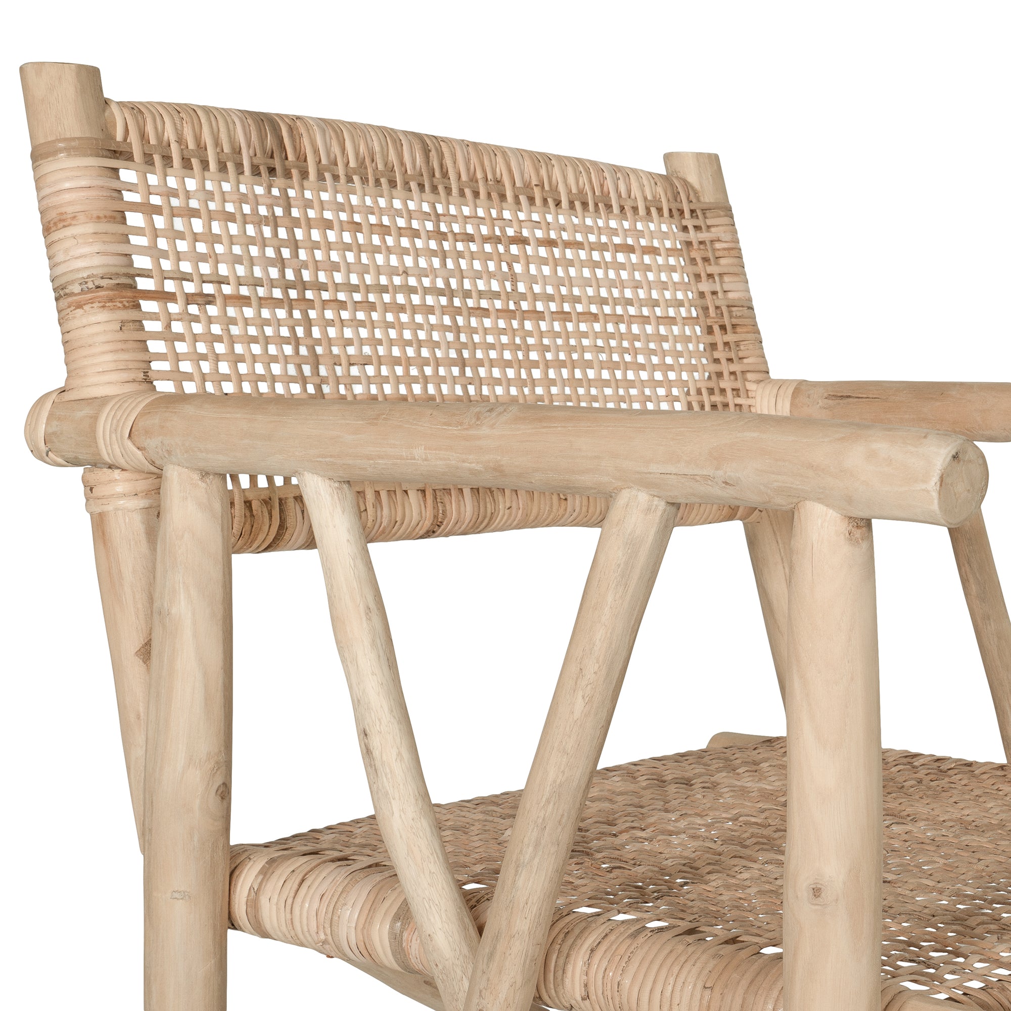 Swahili Teak Branch Armchair - KULALA Living