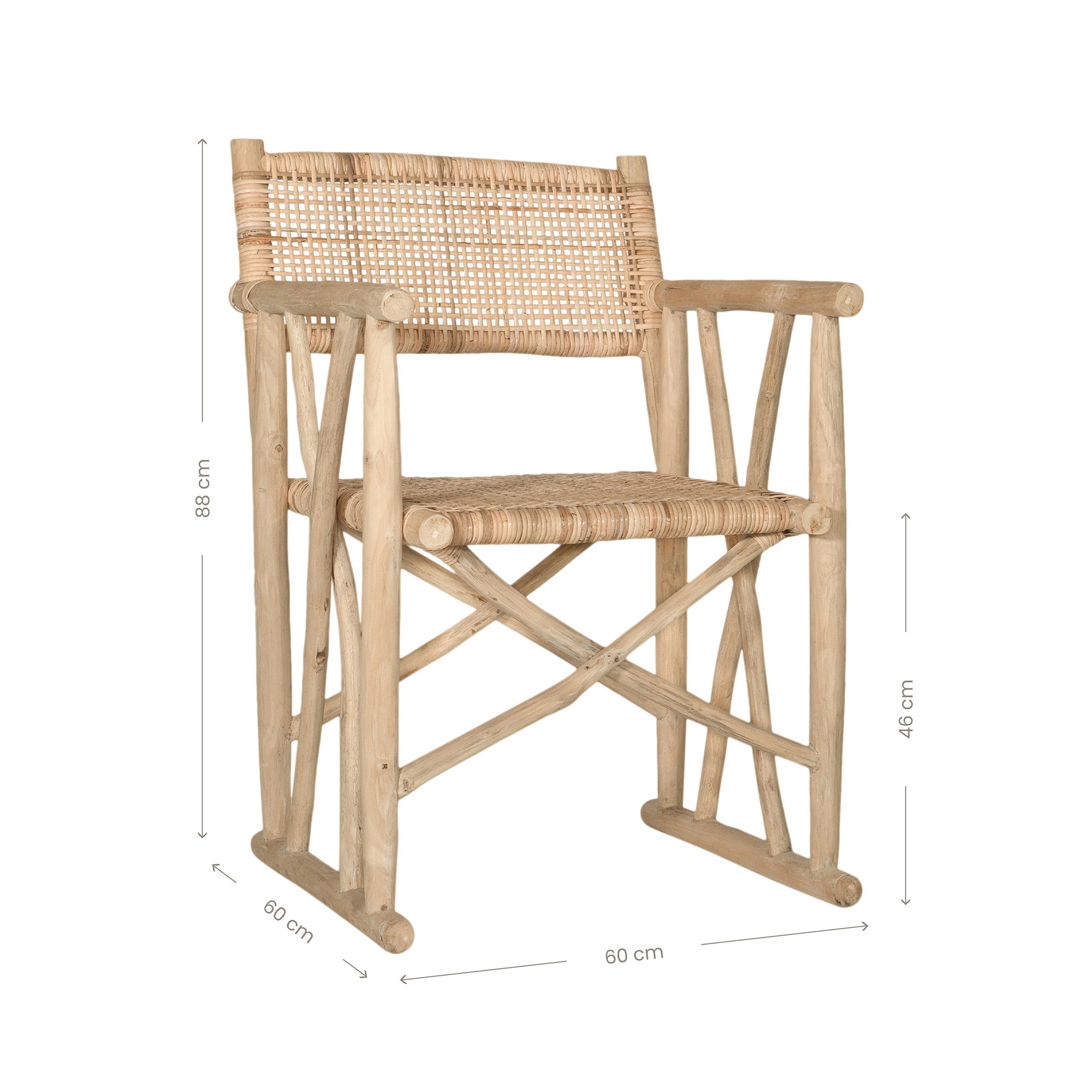 Swahili Teak Branch Armchair - KULALA Living