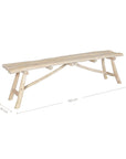 Swahili Teak Branch Bench - KULALA Living