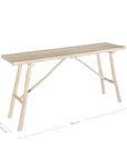 Swahili Teak Branch Console Table - KULALA Living