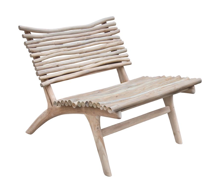 Swahili Teak Branch Occasional Chair - KULALA Living