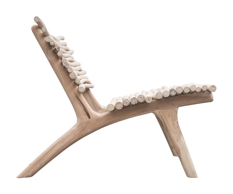 Swahili Teak Branch Occasional Chair - KULALA Living