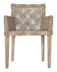 Rhimpee Teak and Rope Armchair