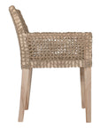 Rhimpee Teak and Rope Armchair