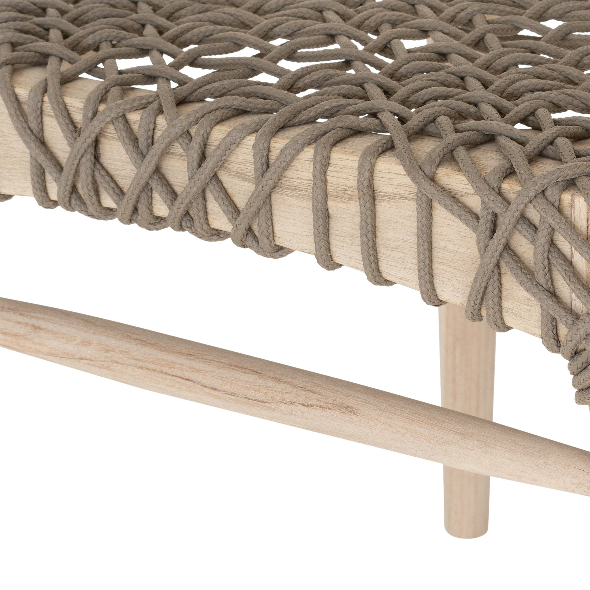 Rhimpee Teak and Rope Dining Chair