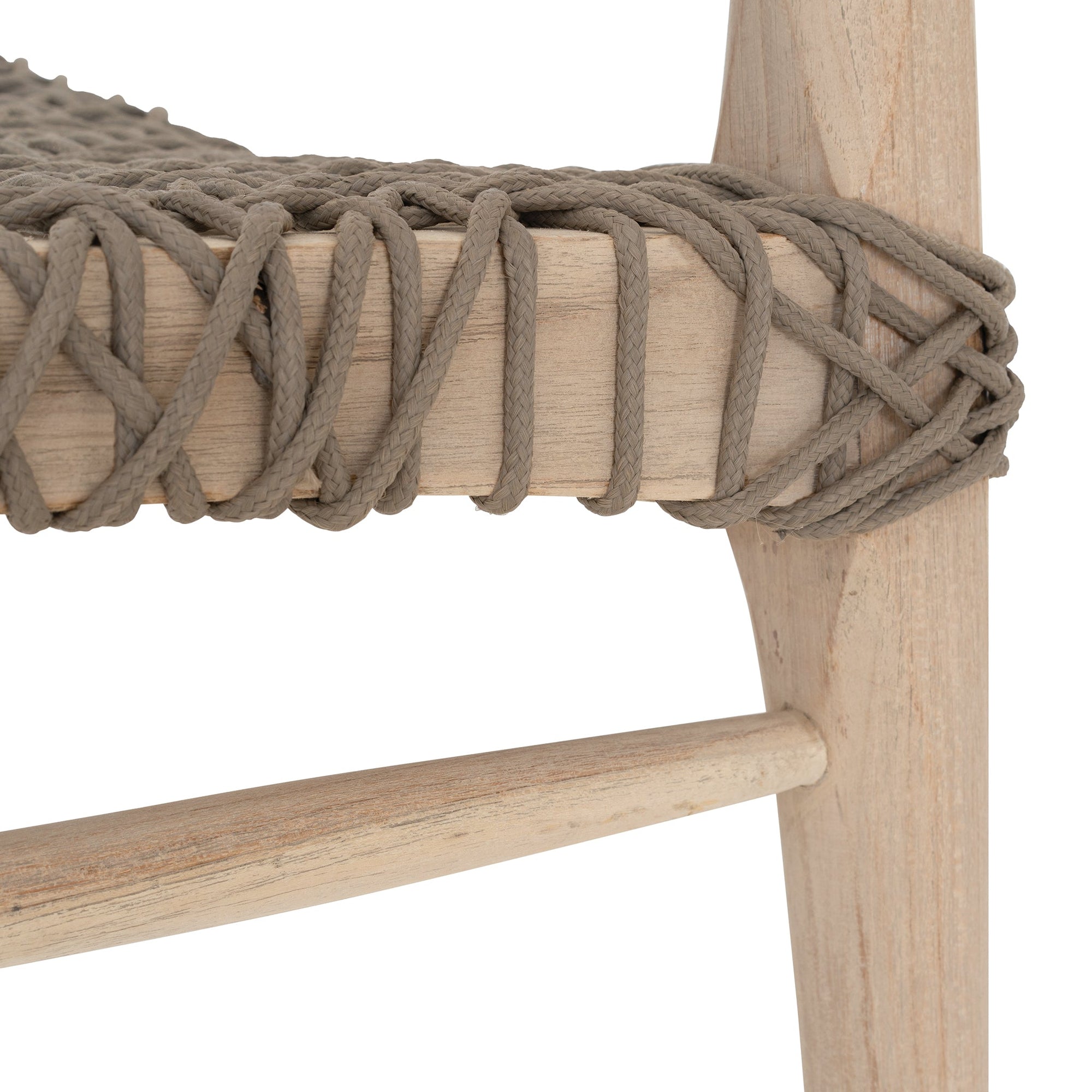 Rhimpee Teak and Rope Dining Chair