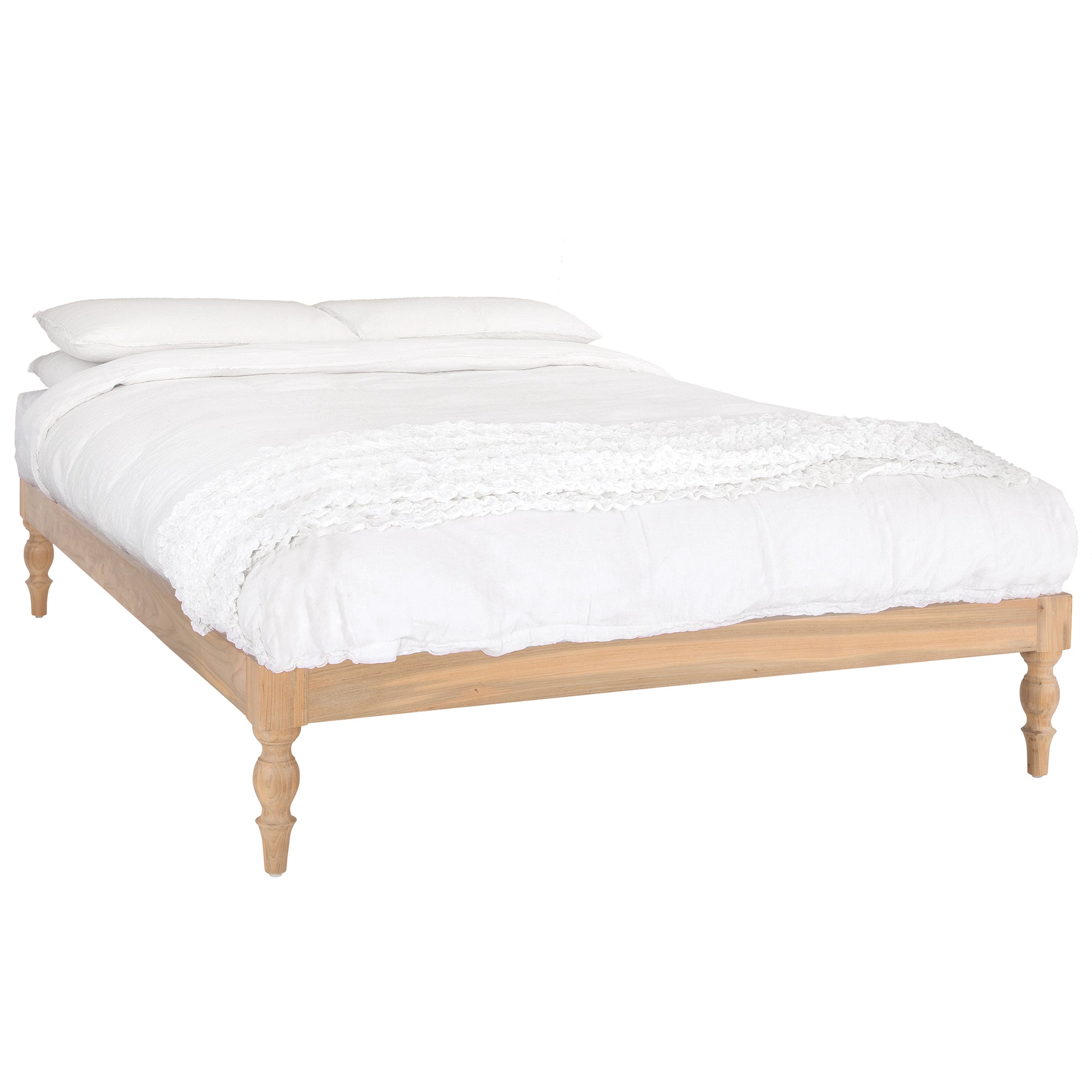 Tachu Teak Platform Bed - KULALA Living