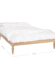 Tachu Teak Platform Bed - KULALA Living