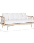 Tamala Teak Outdoor Three Seater Sofa - KULALA Living