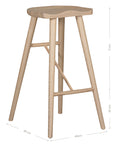 Tami Timber Barstool