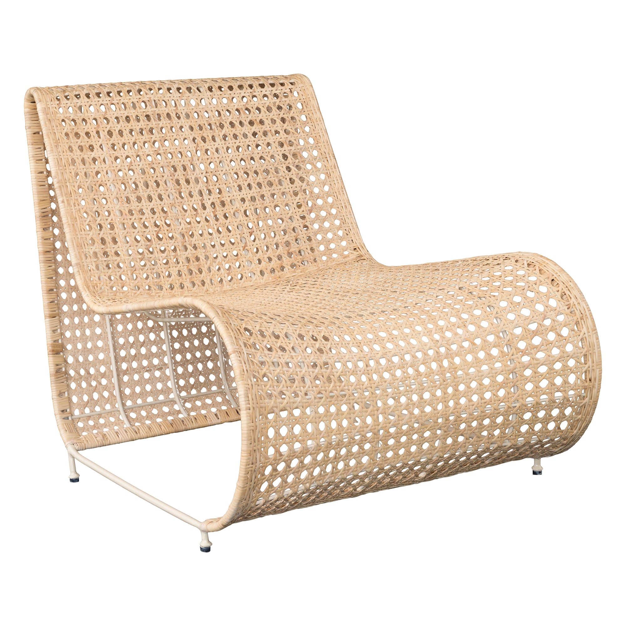 Tenun Curved Rattan Occasional Chair - KULALA Living