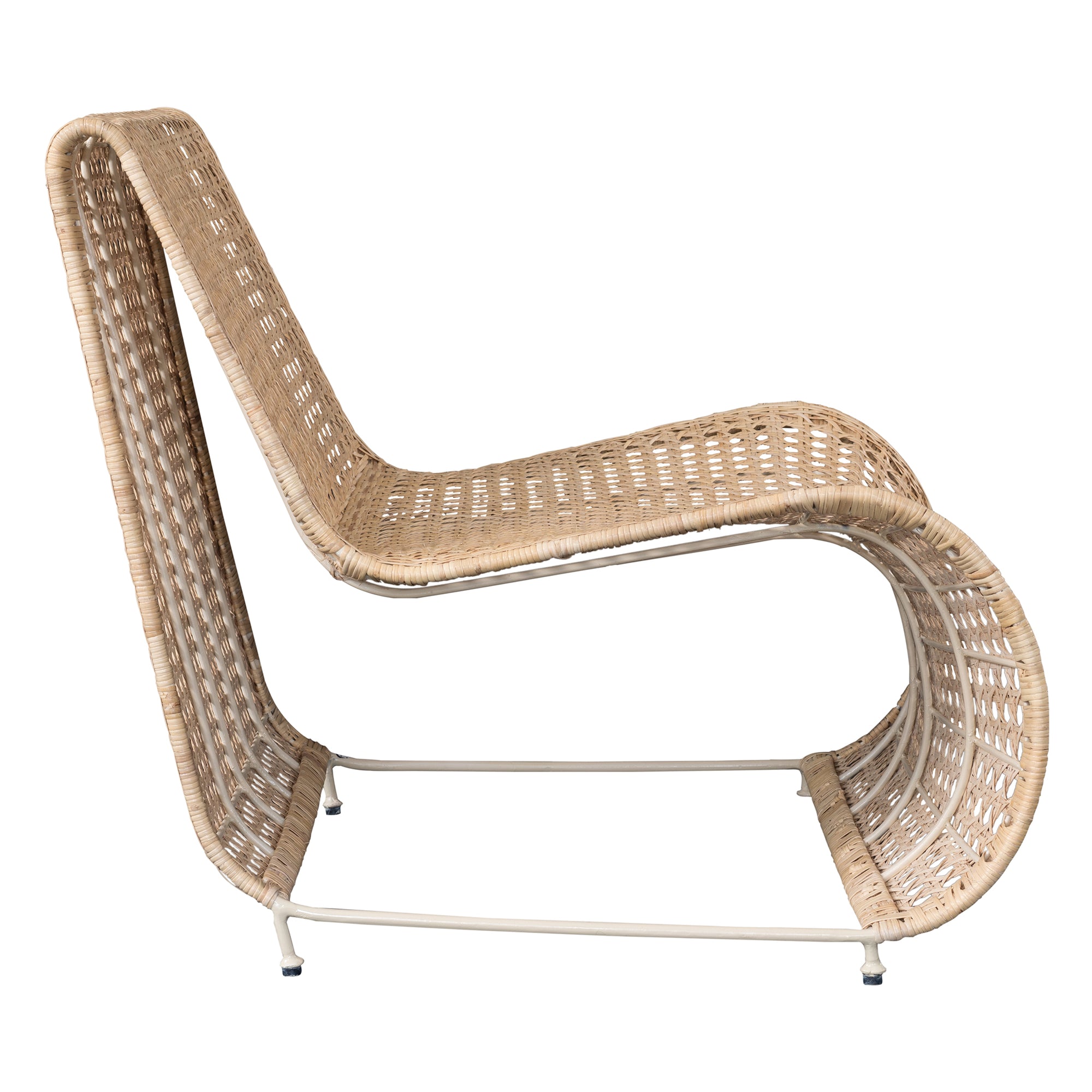 Tenun Curved Rattan Occasional Chair - KULALA Living