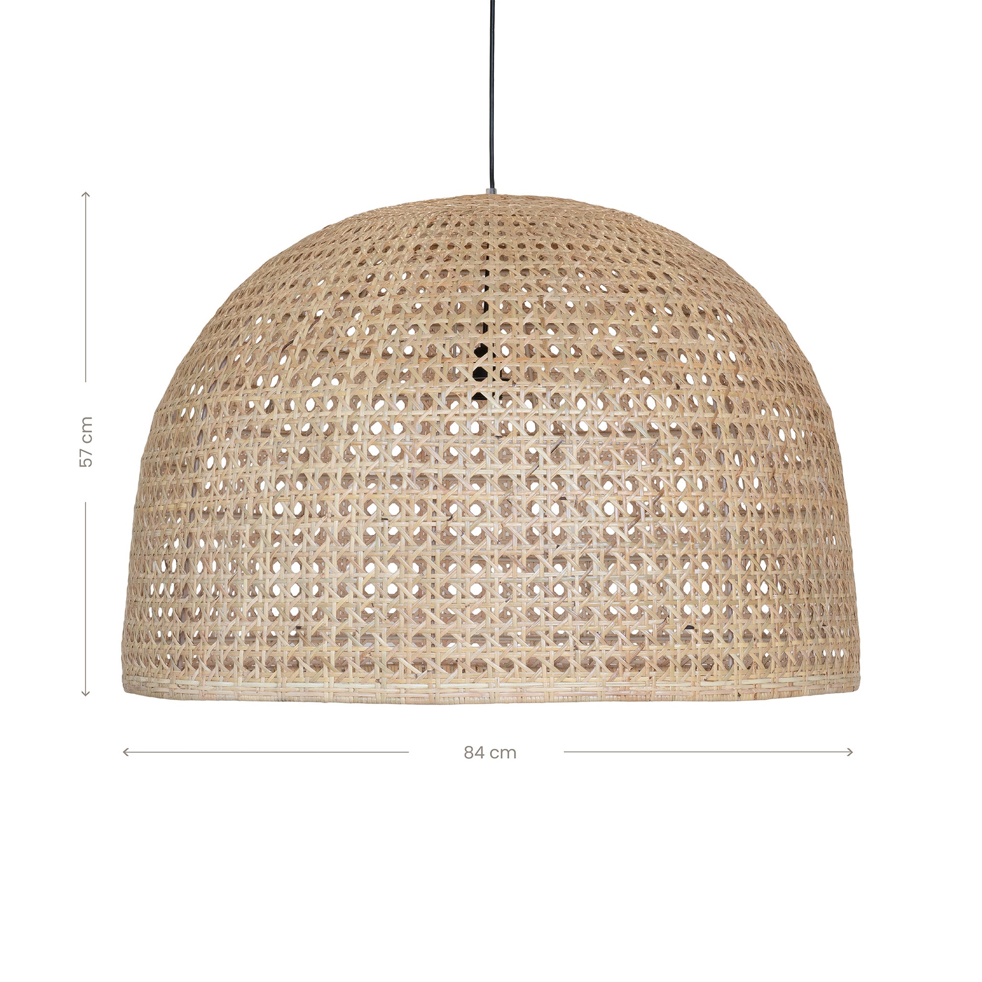 Tenun Wide Rattan Weave Pendant - KULALA Living