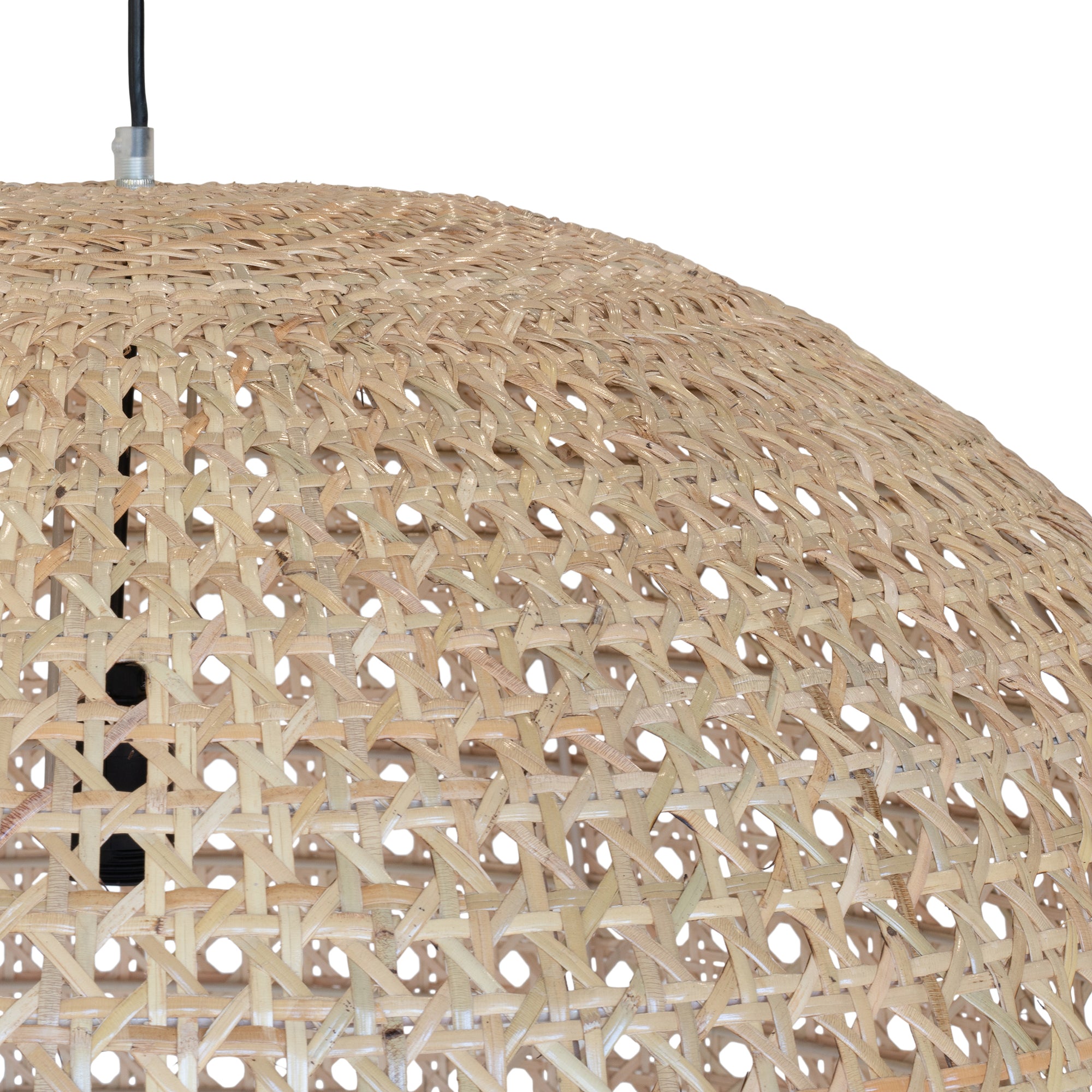 Tenun Wide Rattan Weave Pendant - KULALA Living