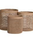 Sangha Seagrass Baskets (Set of Three)