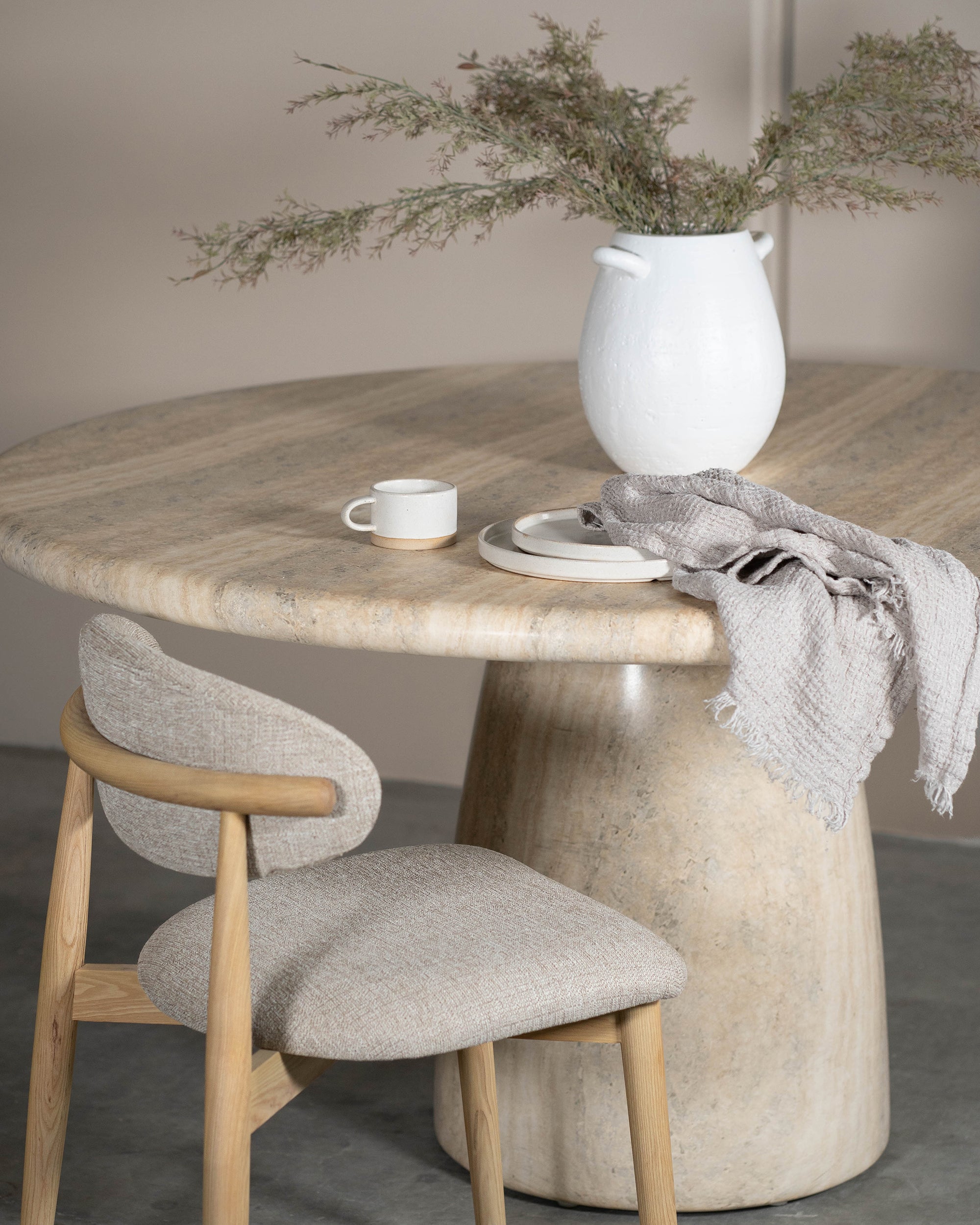 Jabari Hydro-Dipped Concrete Dining Table - KULALA Living