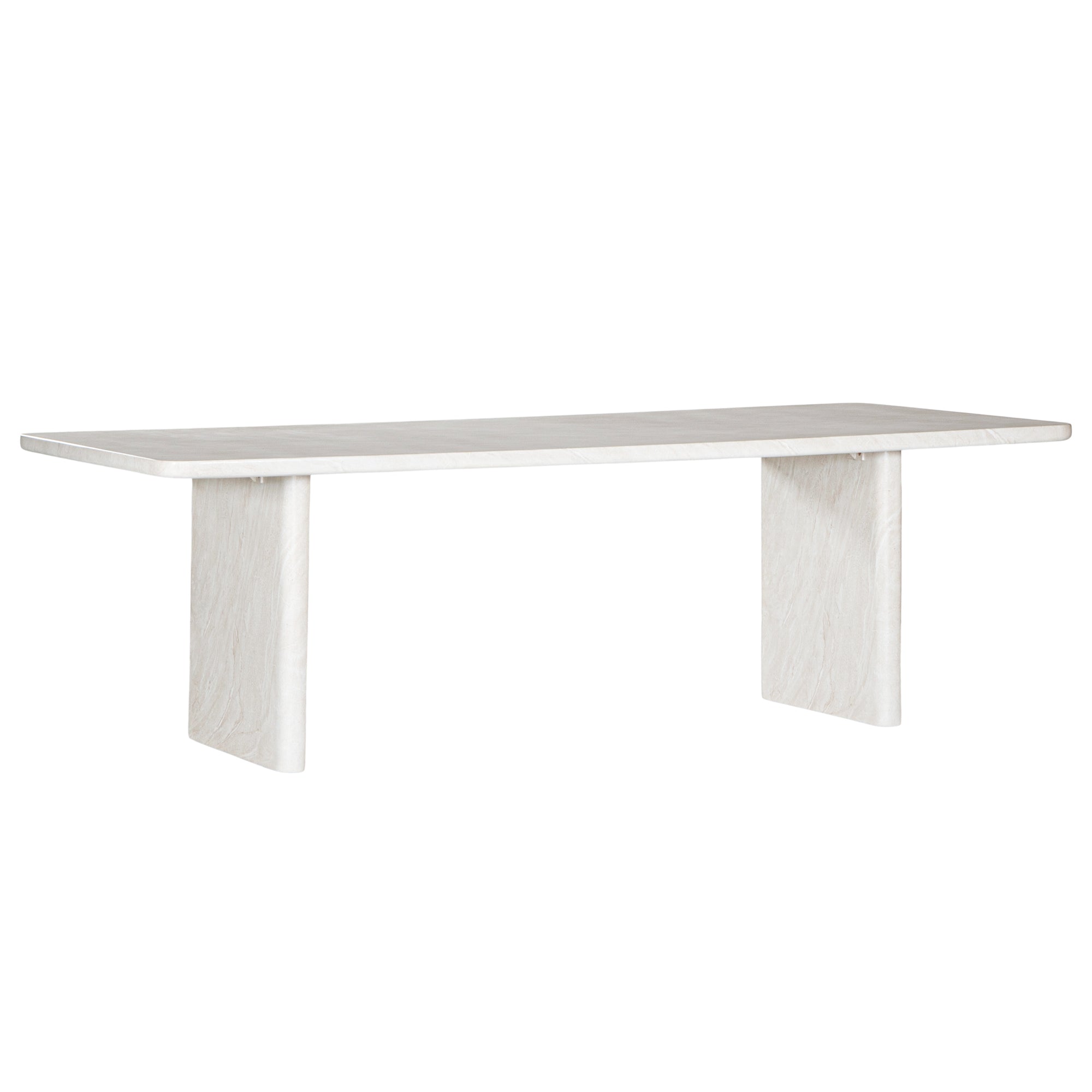 Amani Hydro-Dipped Concrete Dining Table Stone - KULALA Living