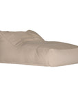 Sand lounge bean bag for outdoor relaxation, featuring durable fabric and ergonomic shape. Ideal for poolside lounging, garden seating, or creating a casual chill-out area