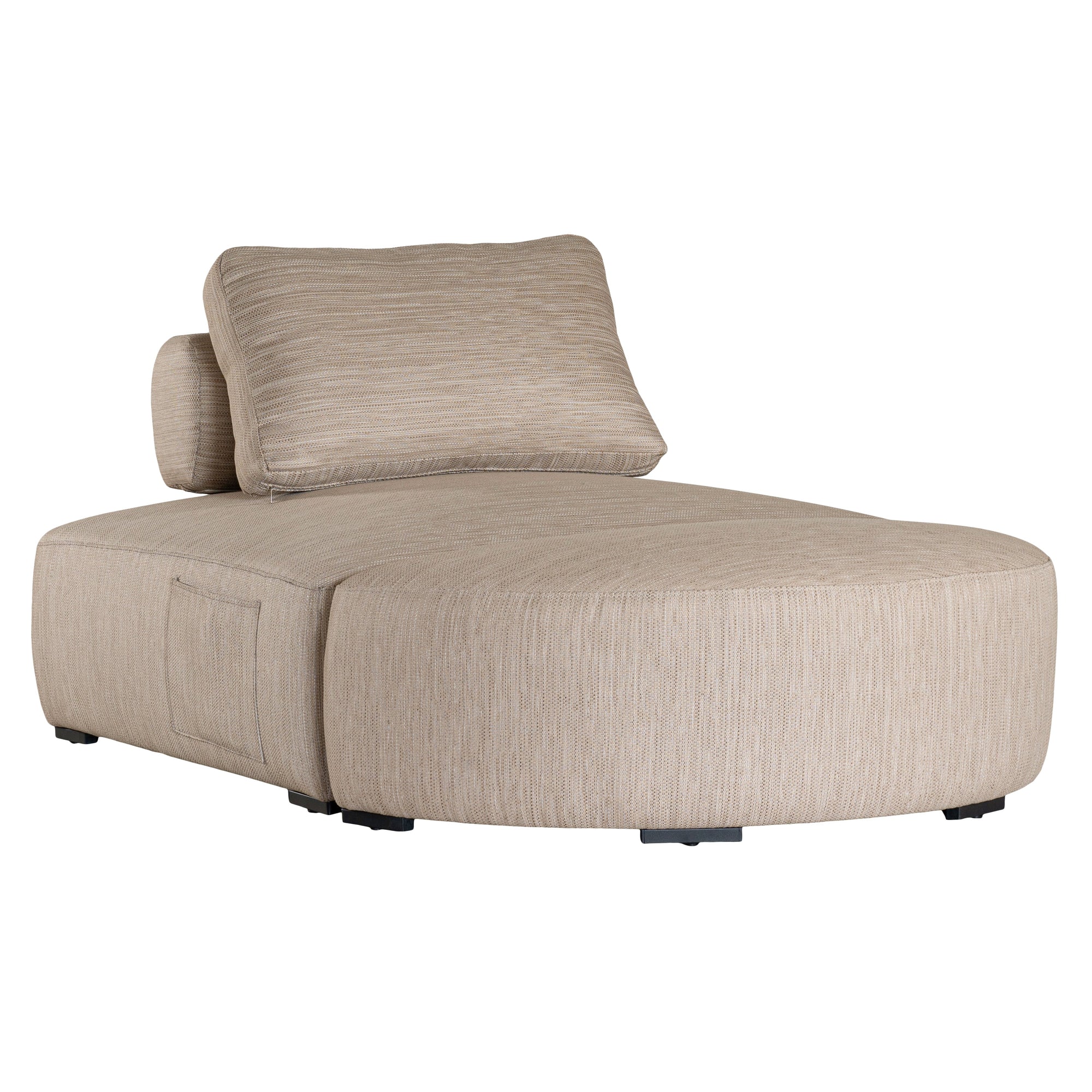 Travis Outdoor Ottoman Latte