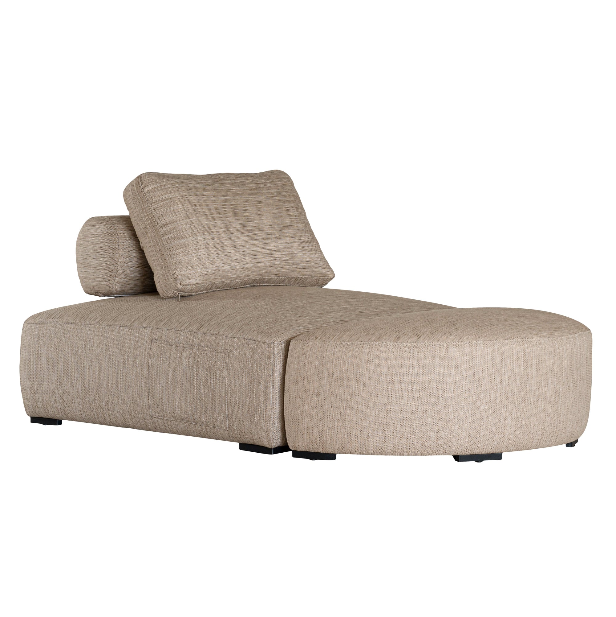 Travis Outdoor Ottoman Latte