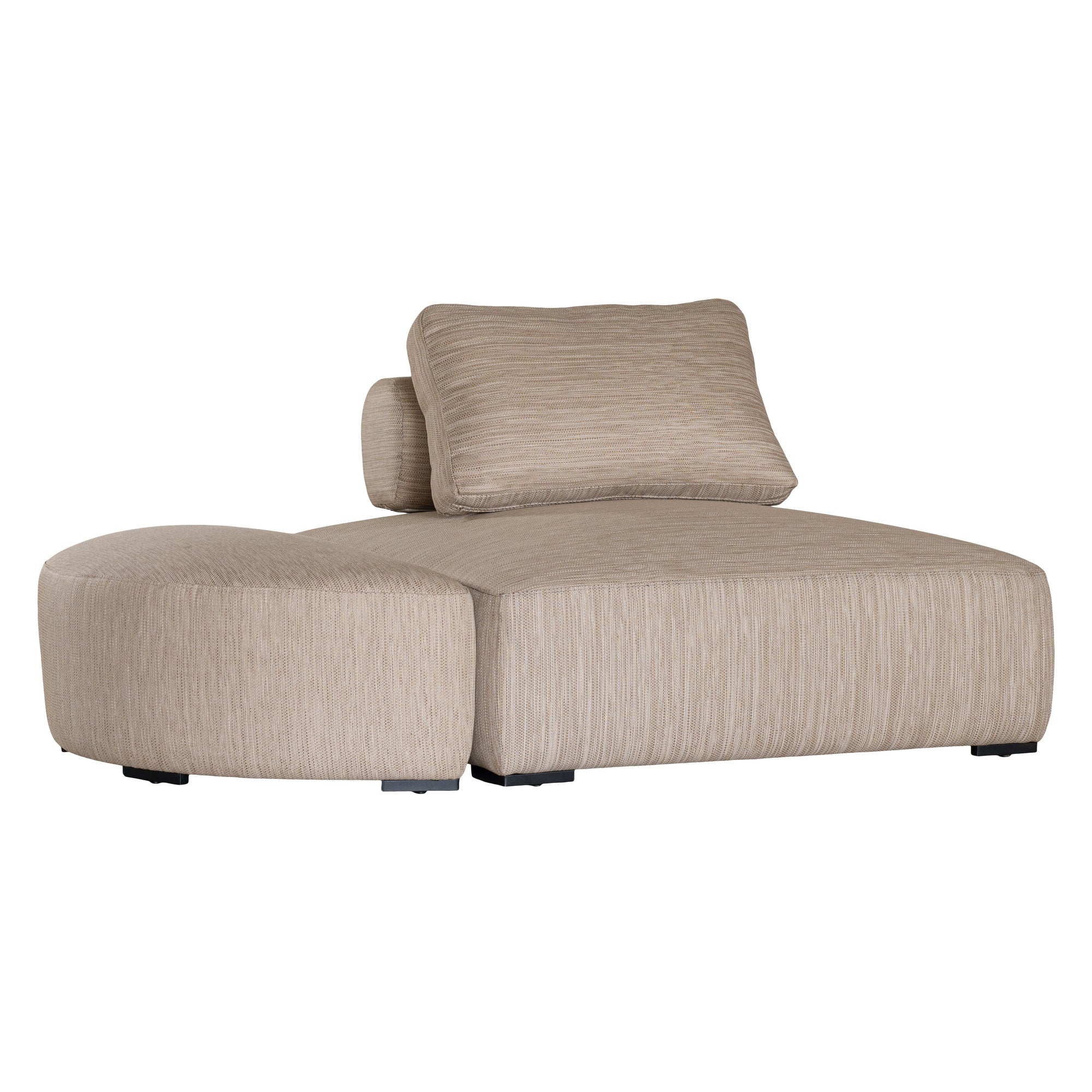 Travis Outdoor Ottoman Latte